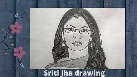 Drawing Of Sriti Jha As Pragya In Kumkum Bhagya Iru Malargal YouTube