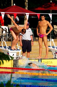 US Swim Team Train In Singapore Before Heading To Beijing Olympics