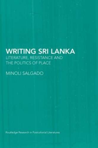 9780415653435 Writing Sri Lanka Literature Resistance And The Politics