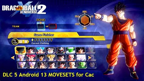 Android 13 Movesets For Cac Dragon Ball Xenoverse 2 Dlc Pack 5 Mods