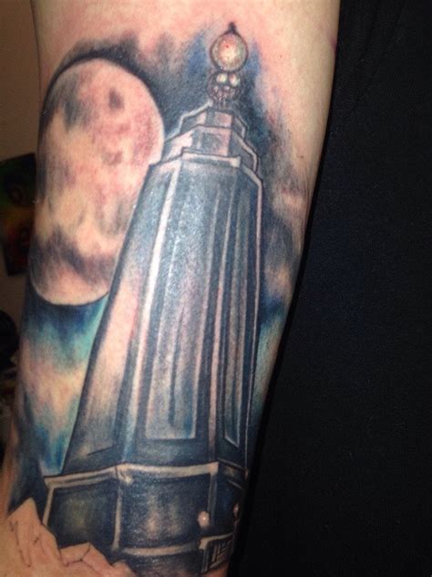 Started A Tattoo Of The Lighthouse From The Original Done A Few Minutes