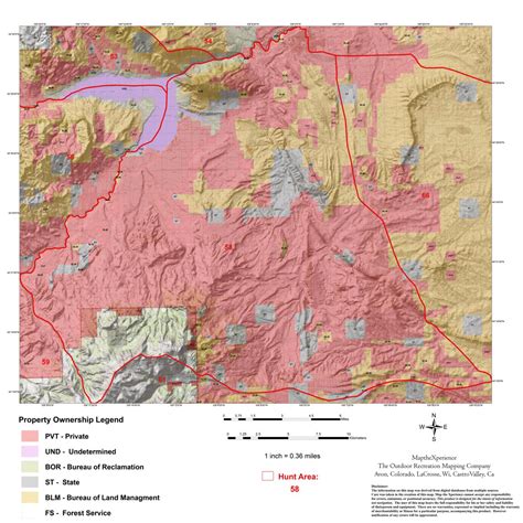 Wyoming Elk Hunt Area 58 Hunt Wyoming Map By Map The Xperience