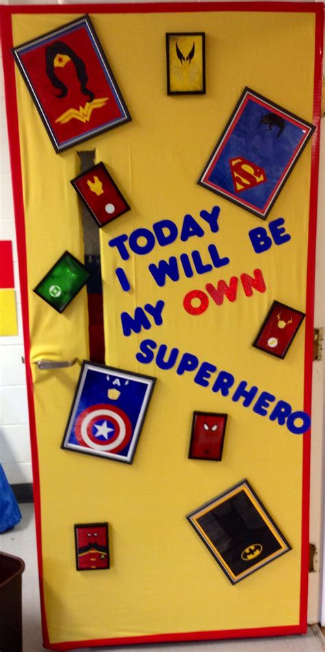 Superhero Door Superhero Classroom Decorations Superhero Classroom