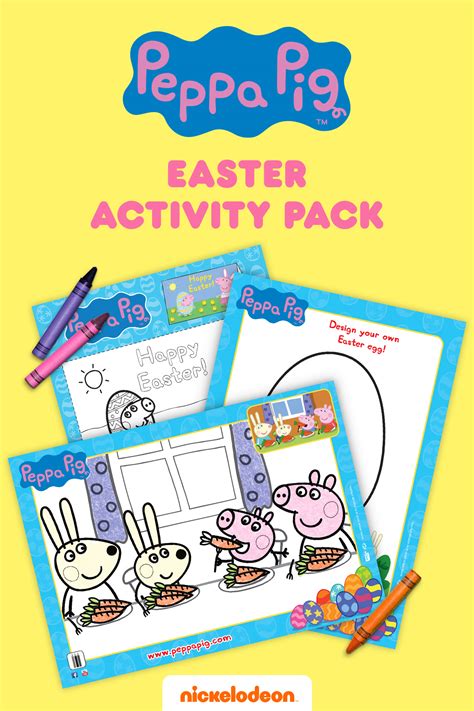 Peppa Pig Easter Activity Pack Nickelodeon Parents