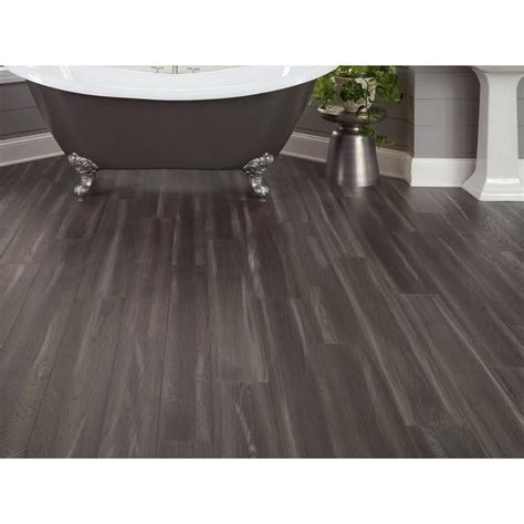 Smokey Gray Oak Wire Brushed Water Resistant Engineered Hardwood