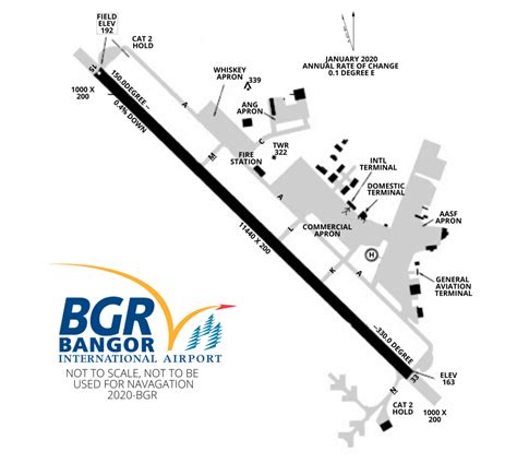 Bangor Runway Diagram Bangor International Airport