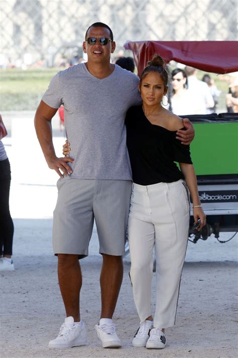 Jennifer Lopez And Alex Rodriguez Out In Paris 06182017