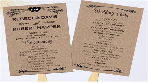 Each person at the party writes down their likes and dislikes on index cards or slips of paper. 8+ Wedding Party Program Templates - PSD, Vector EPS, AI ...