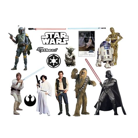 Fathead Star Wars Original Trilogy Characters Peel And Stick Wall Decal And Reviews Wayfair