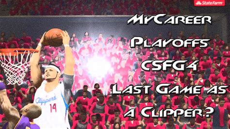 Nba 2k13 Mycareer Ep27 Playoffs Round 2 Game 4 Last Game As A