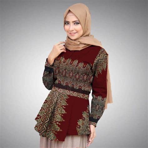 30 Model Baju Batik Guru Seragam Terbaru Model Baju Muslim Kebaya