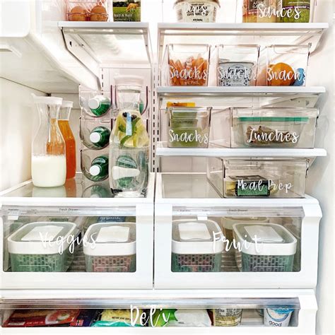 The fridge is on by itself wit ha wall on one side and. How to Organize Your Fridge, and Keep it that Way! - Style ...