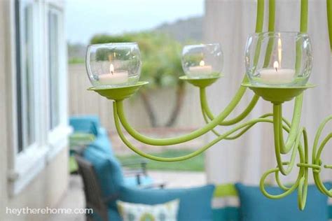 Diy Outdoor Chandelier How To Make A Candle Chandelier