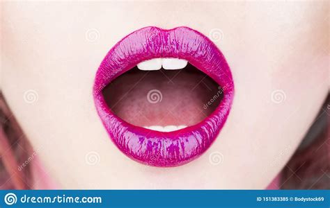 lips lip care and beauty sensual open mouth beauty sensual lips lipstick or lipgloss stock