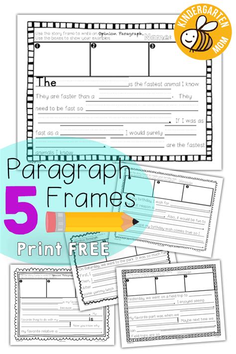 Free Paragraph Writing Prompts For K 2 Students Draw The Story