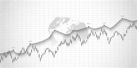 Premium Vector Stock Market Graph Or Forex Trading Chart For Business