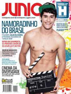Julio Oliveira Shirtless On The Cover Of Junior Ma Tumbex
