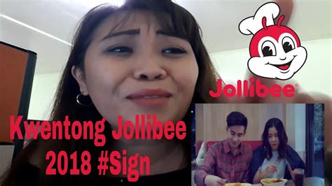 Jollibee Commercial 2018 Sign Kwentong Jollibee Reaction Video Youtube