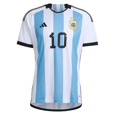 Lionel Messi Argentina 2223 Home Jersey By Adidas Arena Jerseys