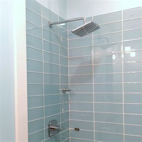 Rustic inspired ceramic delivers a classic grain visual with a smooth surface, a perfect. Lush Vapor 4x12 Pale Blue Glass Subway Tile Shower ...