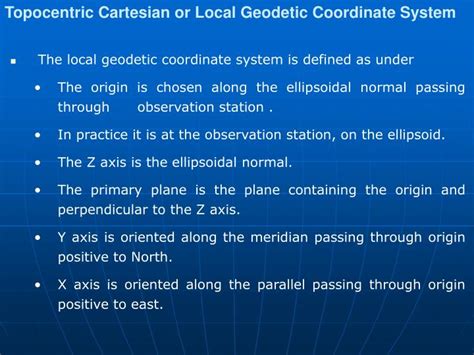 Ppt Coordinate Systems In Geodesy Powerpoint Presentation Id3294104