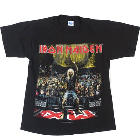 Vintage Iron Maiden Brave New World T Shirt Heavy Metal Band Tour 2000