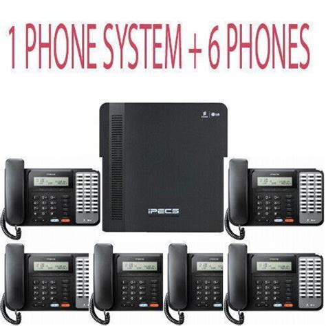 Lg Ericsson Ipecs Phone System Emg80 6 Ldp 9030d Phones A Grade 3 Wa