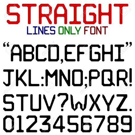 Straight Line Font Awesome