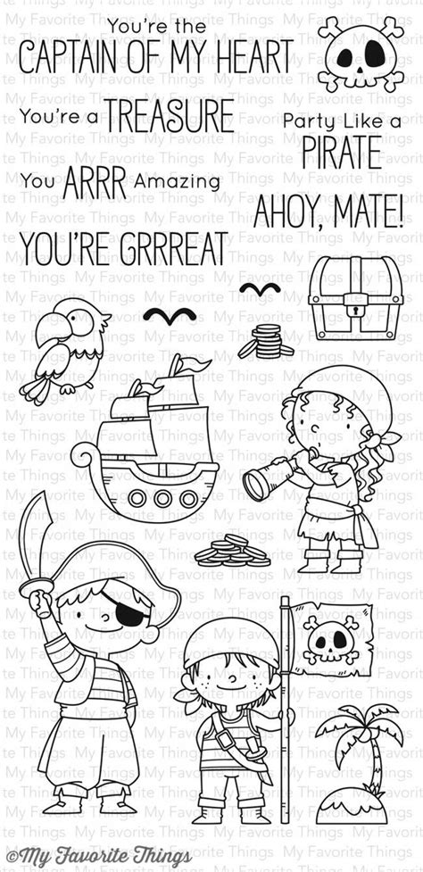 My Favorite Things Party Like A Pirate Stamp Set Are You Ready To