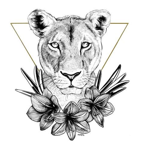 Lioness Of Pride Lioness Tattoo Lion Tattoo Lion Tattoo Design
