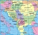 Republic of Macedonia (geographical) - Mapa - Mapa składana - Gizi Map