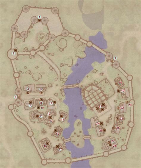 Oblivioncheydinhal Map The Unofficial Elder Scrolls Pages Uesp