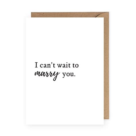 I Can T Wait To Marry You Greeting Card Marry You Wedding Cards Greeting Cards