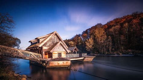 Wallpaper Sunlight Landscape Sunset Night Lake Water Nature