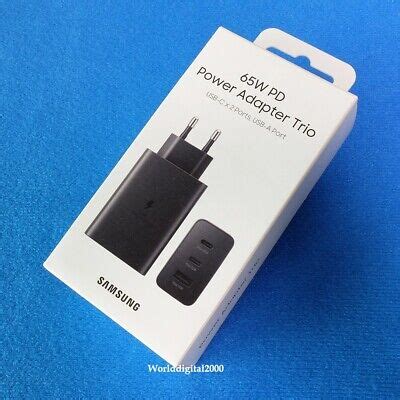 2022 Samsung 65W Trio Port Adapter EP T6530 65W 25W 15W PD Galaxy S22