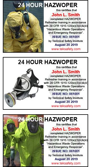 TOP HAZWOPER REFRESHER TRAINING ONLINE OSHA CERTIFICATION