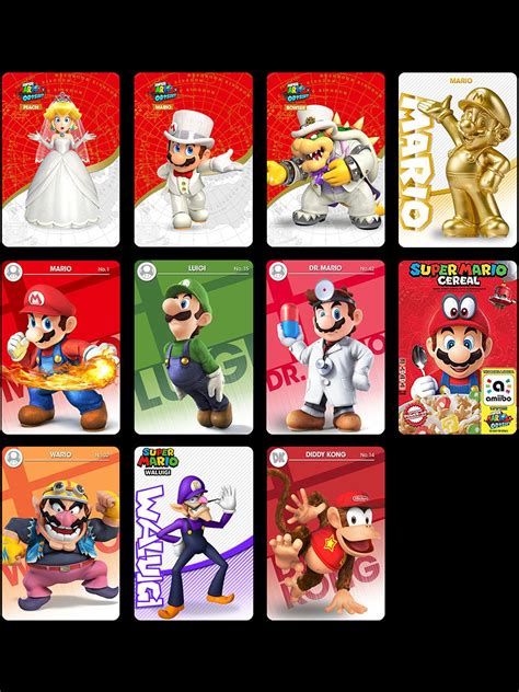 Mario Odyssey Amiibo Cards Singles Or Sets Topamiibocard Amiibo