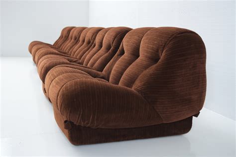 Nuvolone Modulare Sofa Set Dark Brown Fabricvelvet Rino Maturi Mimo Padova By Aera Lab