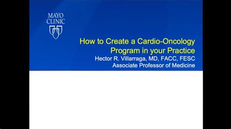 How To Create A Cardio Oncology Program In Your Practice