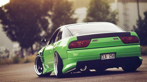 Wallpapers tagged with this tag. Nissan 240sx Green JDM Cars Stance