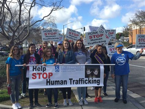 Soroptimists To Hold Human Trafficking Awareness Walk January North County Daily Star