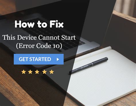 4 Way To Fix This Device Cannot Start Error Code 10