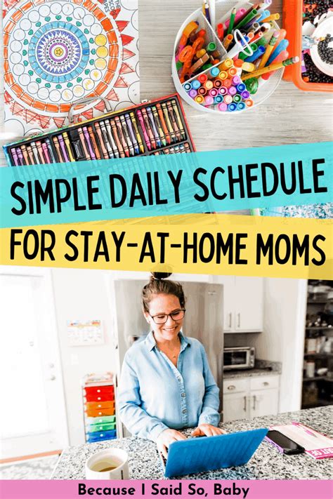Stay At Home Mom Schedule Artofit