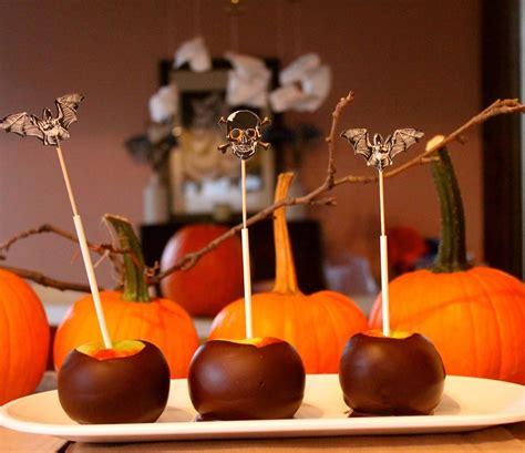 Dark Chocolate Covered Apples Halloween Treats For Kids Halloween