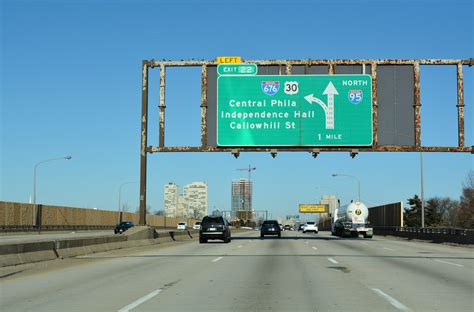 Interstate 95 North Philadelphia Aaroads Pennsylvania