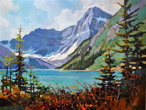 Mountain Landscape Painting At