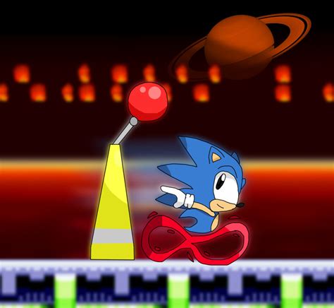 Com2 Classic Sonic In Space By Alex13art On Deviantart