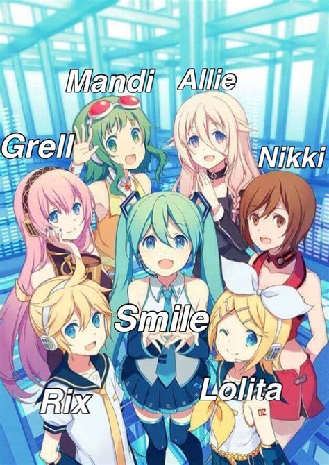 All Official Vocaloid Characters