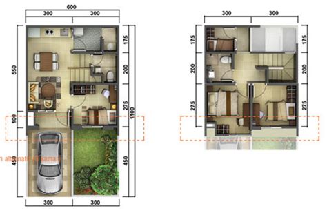 Faktanya, desain rumah minimalis 1 lantai banyak dipilih karena tampilannya yang keren, modern dengan luas bangunan 6 x 12, rumah ini bisa memiliki teras samping yang cukup luas. Denah rumah minimalis ukuran 6x11 meter 4 kamar tidur 2 lantai + tampak depan ~ 1000+ Inspirasi ...