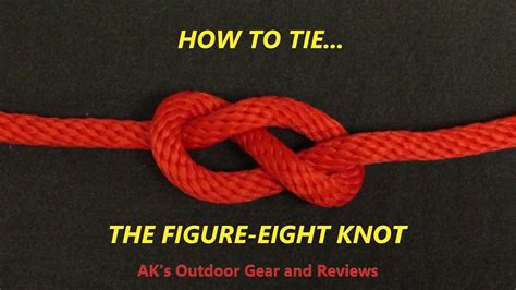 Figure Eight Knot Tutorial Youtube